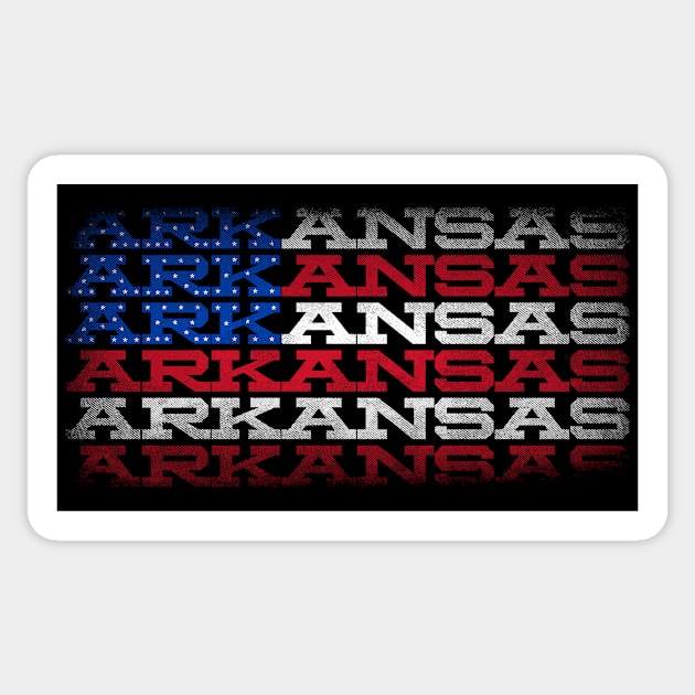 Arkansas USA Sticker by rt-shirts